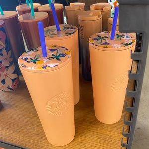 Starbucks Peach Summer Cup